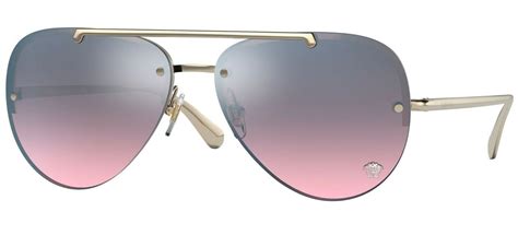 Versace GLAM MEDUSA VE 2231 Pale Gold/Grey Pink Shaded 